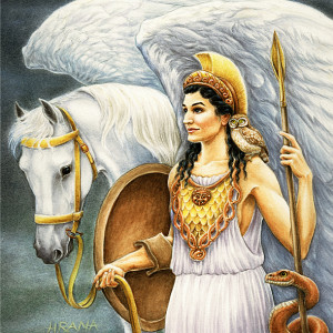 athena was the goddess of war she was the favorite daughter of zeus he ...