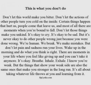 Life Quotes About Breaking Up Quotes About Life