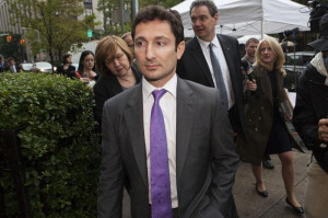 Former Goldman Sachs bond trader Fabrice Tourre leaves the Manhattan ...