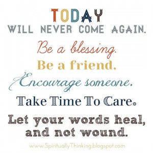 Take advantage of today.