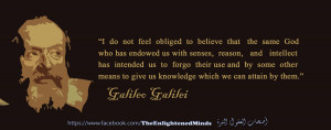 Famous Science Quotes Galileo galilei's quote #1
