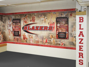 College of St. Benedict Volleyball & Basketball Locker Room