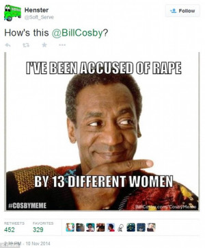 Bill Cosby asked his Twitter followers to create amusing memes... but ...