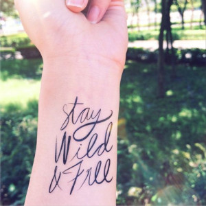 ... quote temporary stick on tattoo by InknArt on EtsyCalligraphy Quotes