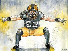 Clay Matthews - Greenbay Packers by Michael Pattison #packers # ...