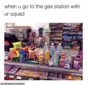 Visitng Gas station | Funny Pictures and Quotes