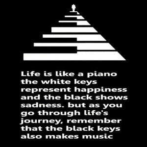 Quote Life is like a Piano