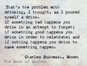 Charles Bukowski Quotes On Drinking. QuotesGram