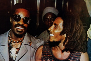 Stevie Wonder And Bob Marley