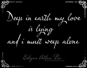 weep alone. Edgar Allan Poe Weeping Alone, Deep Dark Quotes, Edgar ...