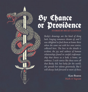 ) for the lovely quote for my graphic novel, By Chance Or Providence ...