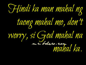 Quotes About God And Love Tagalog Mahal ka ni God Tagalog Love