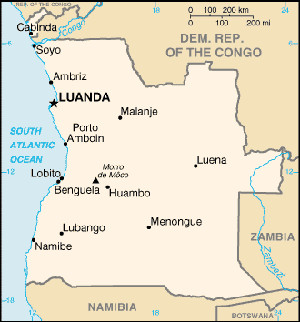 Angola Map