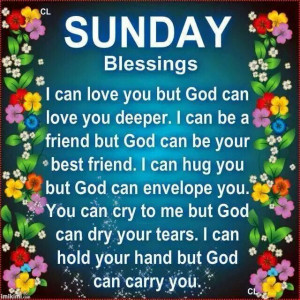 Sunday's Blessings!