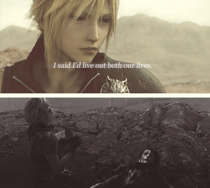 sad, dead, final fantasy vii, cloud strife, crisis core, zack fair