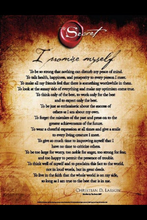 Positive affirmation