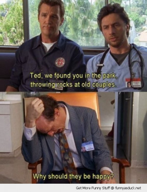 scrubs tv scene janitor jd ted old people happy funny pics pictures ...