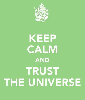 Keep calm and trust the #Universe www.yfkelaanstra.com