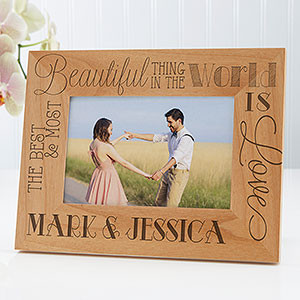 ... love with sweet sayings on our Love Quotes Personalized Picture Frame