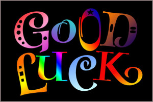 Good luck to our students tomorrow
