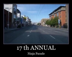 ninja parade funny pics