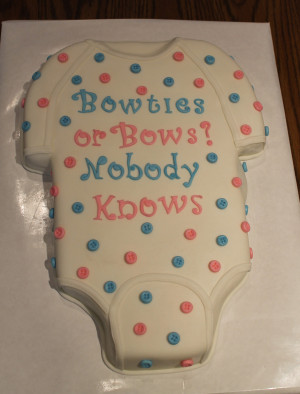 Gender Reveal Baby Shower Cakes