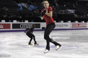 News Photo Adelina Sotnikovapeting for Russia practices