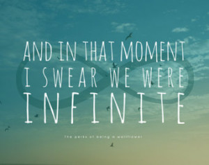 Perks Of Being A Wallflower Quotes Infinite Being a wallflower quote