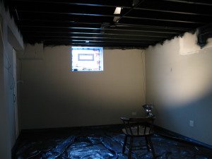 painted basement ceiling ideas
