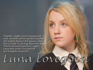 Luna's Quote - Harry Potter Picture