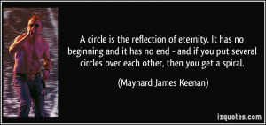 Circles Over Each Other Then You Get A Spiral Maynard James Keenan