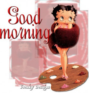 Betty Boop Good Morning Images