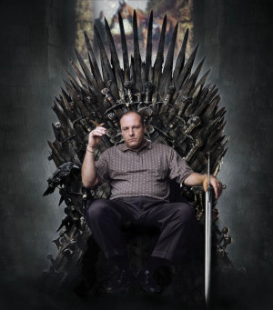 Tony Soprano Game of Thrones Iron Throne James Gandolfini