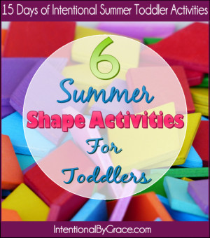 Shape Activities for Toddlers