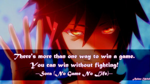 Sora No Game No Life Quotes