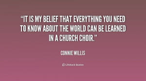 It is my belief that everything you need to know about the world can ...