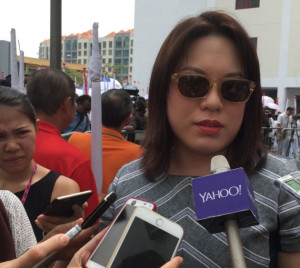 Camilla Chiam, daughter of Chiam See Tong and Lina Chiam.