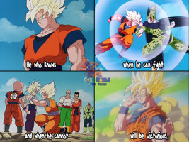 Goku vs Raditz - First you.... by SonGohanoftheFuture