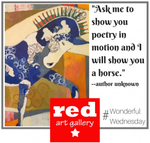 This week’s art quote is by an author unknown: “Ask me to show you ...