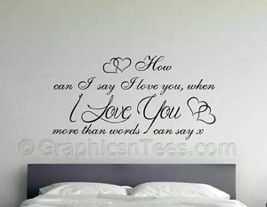 ... -Wall-Sticker-Love-Quote-I-Love-You-More-Than-Words-Romantic-Decal