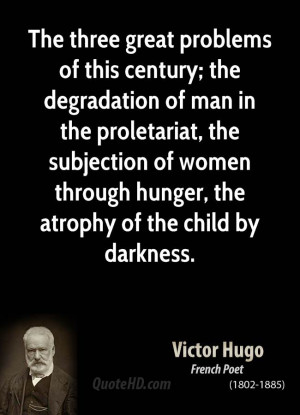 The three great problems of this century; the degradation of man in ...