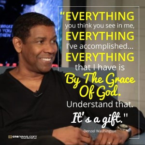 Denzel Washington Tells New Grads: Put God First in Everything You Do!