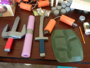TMNT weapons and turtle shells: Diy Ninja Turtle Weapons, Diy Costumes ...