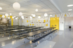tile mosaic in the school cafeteria.Cafeteria Ideas, Charter Schools ...