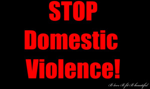 Stop Violence Sign Domestic violence(dv) seems to