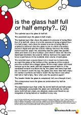 is the glass half full or half empty quotes 2