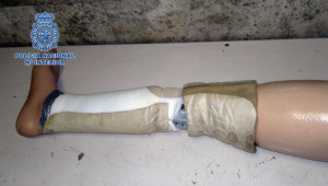 One-legged drug smuggler caught at Spanish airport, hid cocaine inside ...