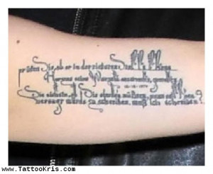 Tattoo Quotes You Only Live...