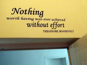 ... EFFORT ... quotes and sayings Wall Sticker Vinyl wall quotes home art