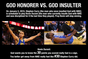 ... on January 5th. Steph Curry at 19. The Lord works in mysterious ways
